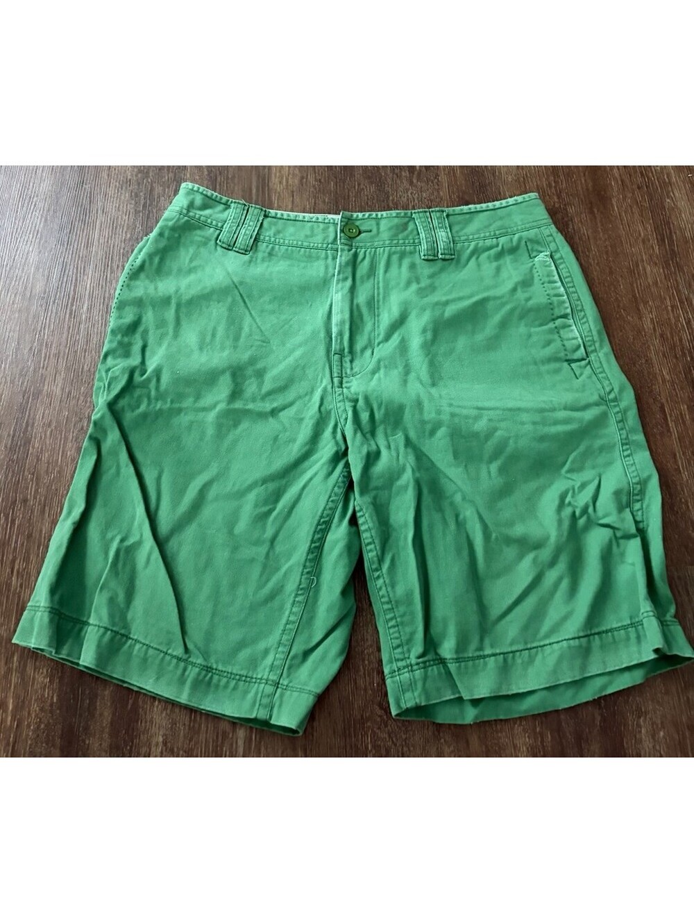 Red Camel Vintage Green Cargo Chino Shorts Men’s Size 36 100% Cotton Casual Y2k